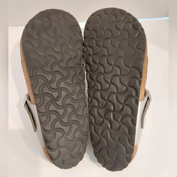 BIRKENSTOCK GIZAH SILVER SIZE 37 PRE-OWNED - Picture 3 of 5